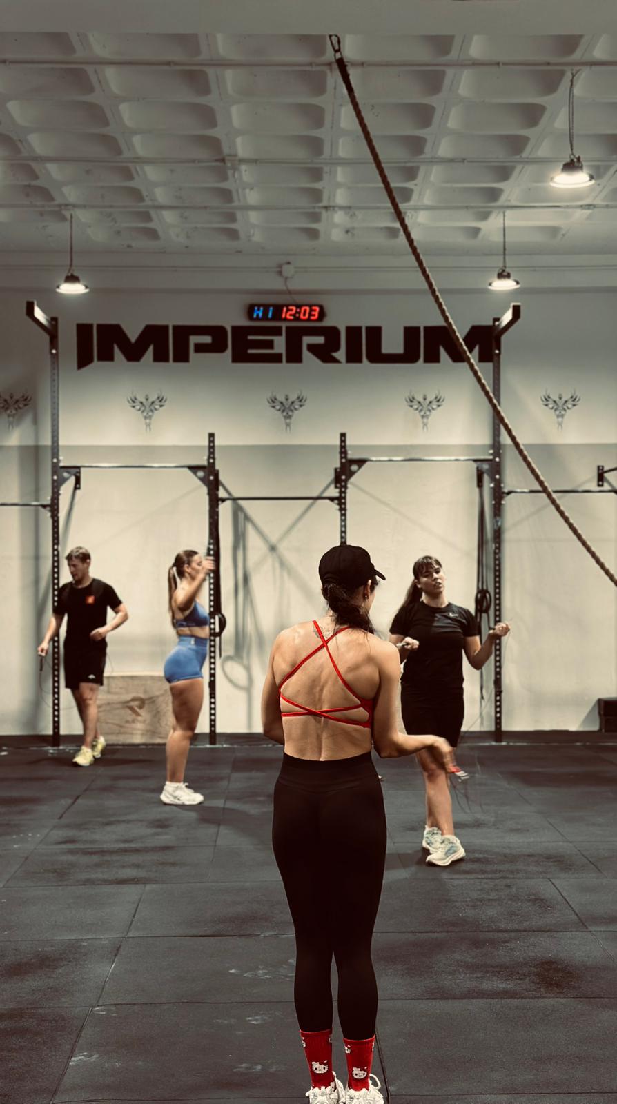 Entrenamiento de comba en grupo